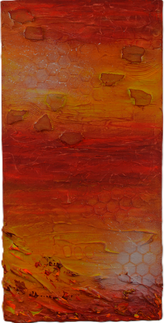 Toile abstraite ''Playa del Soleil''