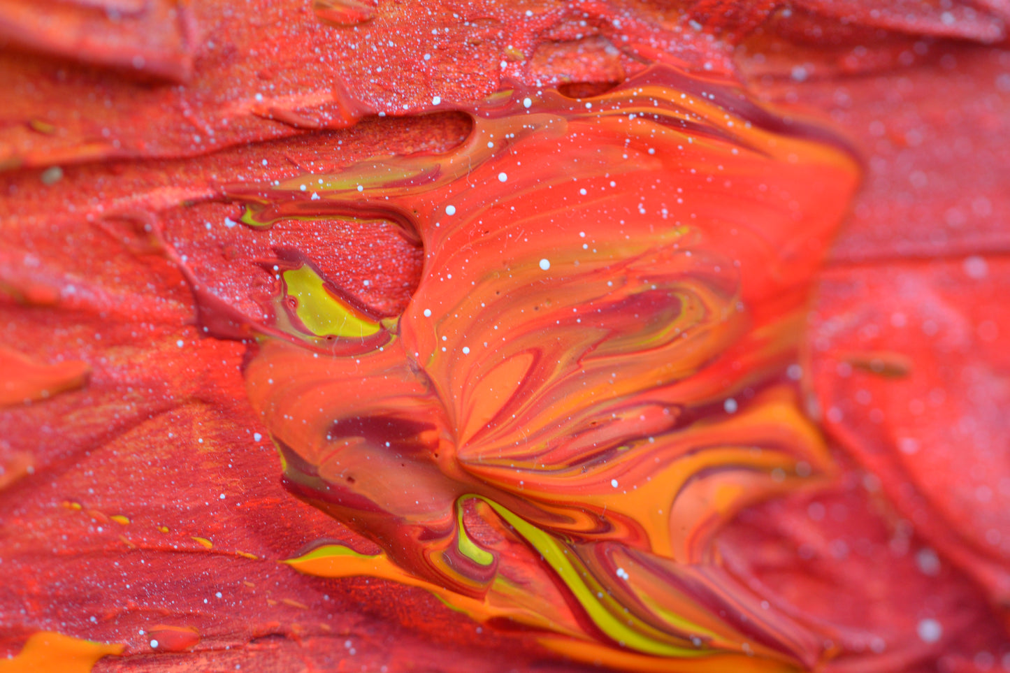 Toile abstraite ''Playa del Soleil''