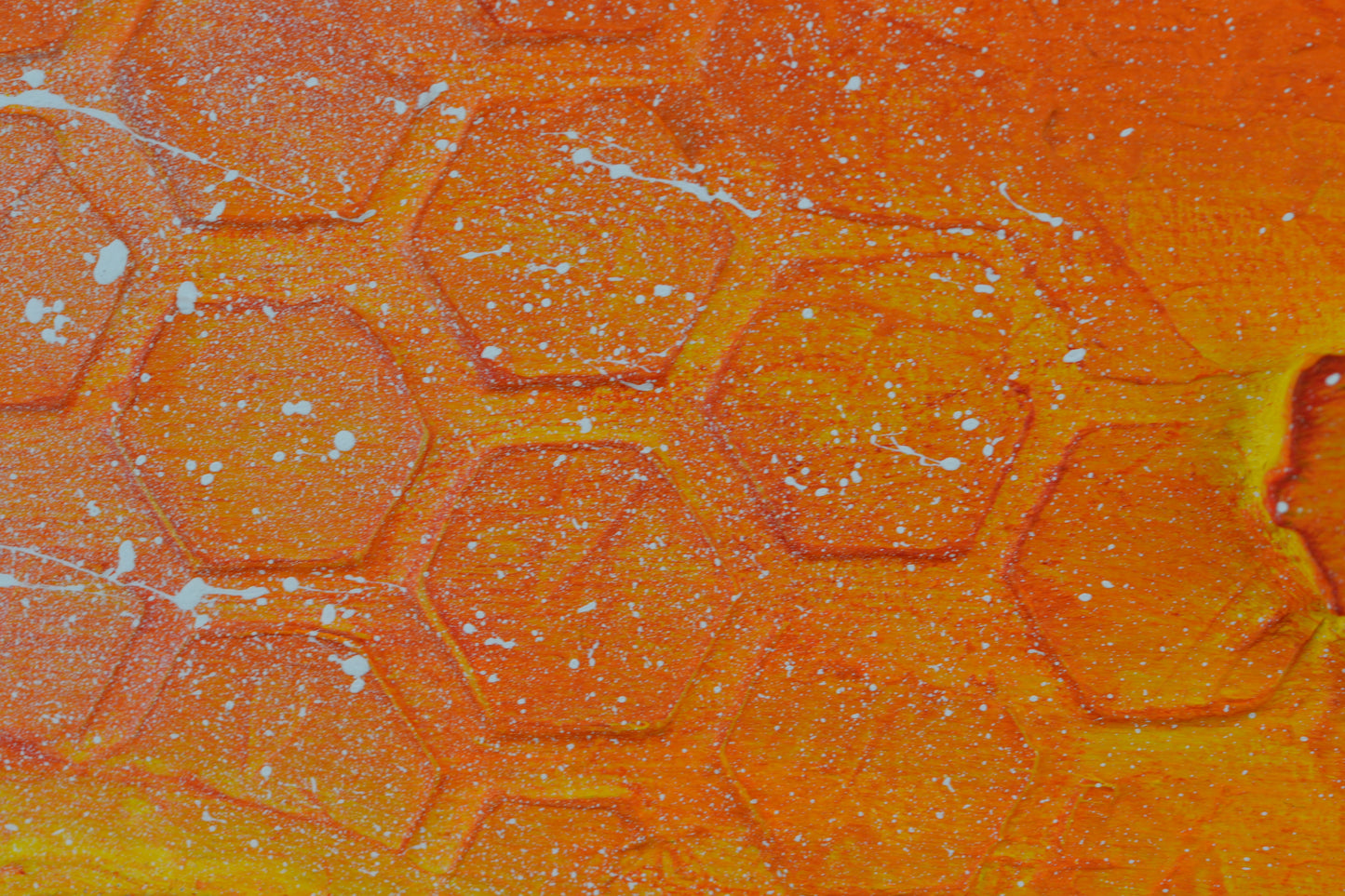 Toile abstraite ''Playa del Soleil''