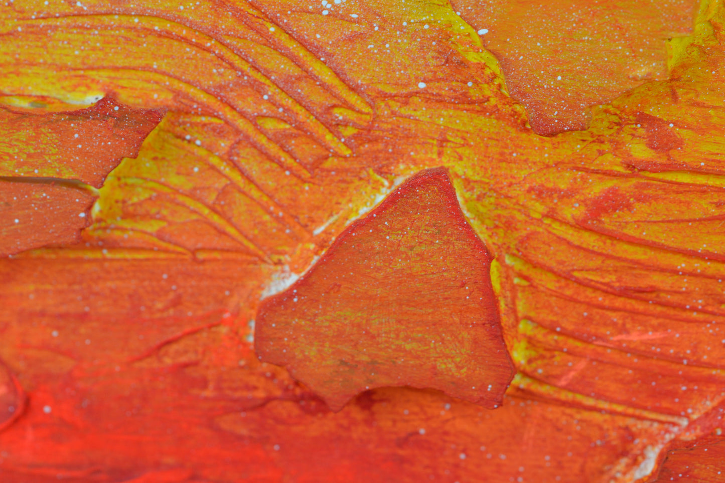 Toile abstraite ''Playa del Soleil''