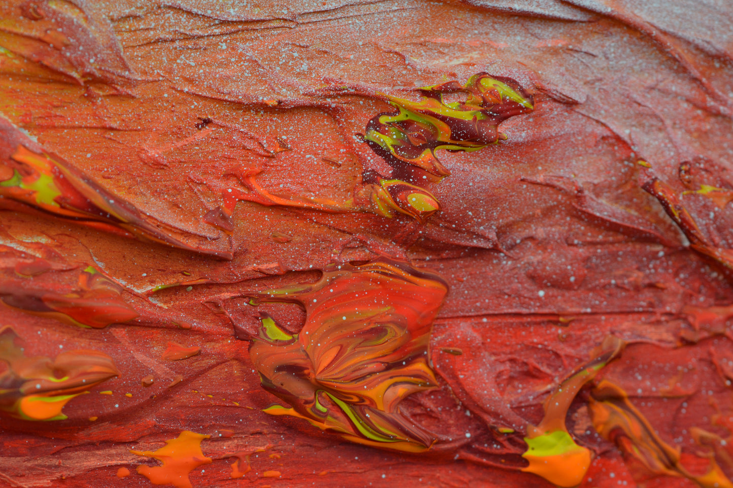 Toile abstraite ''Playa del Soleil''