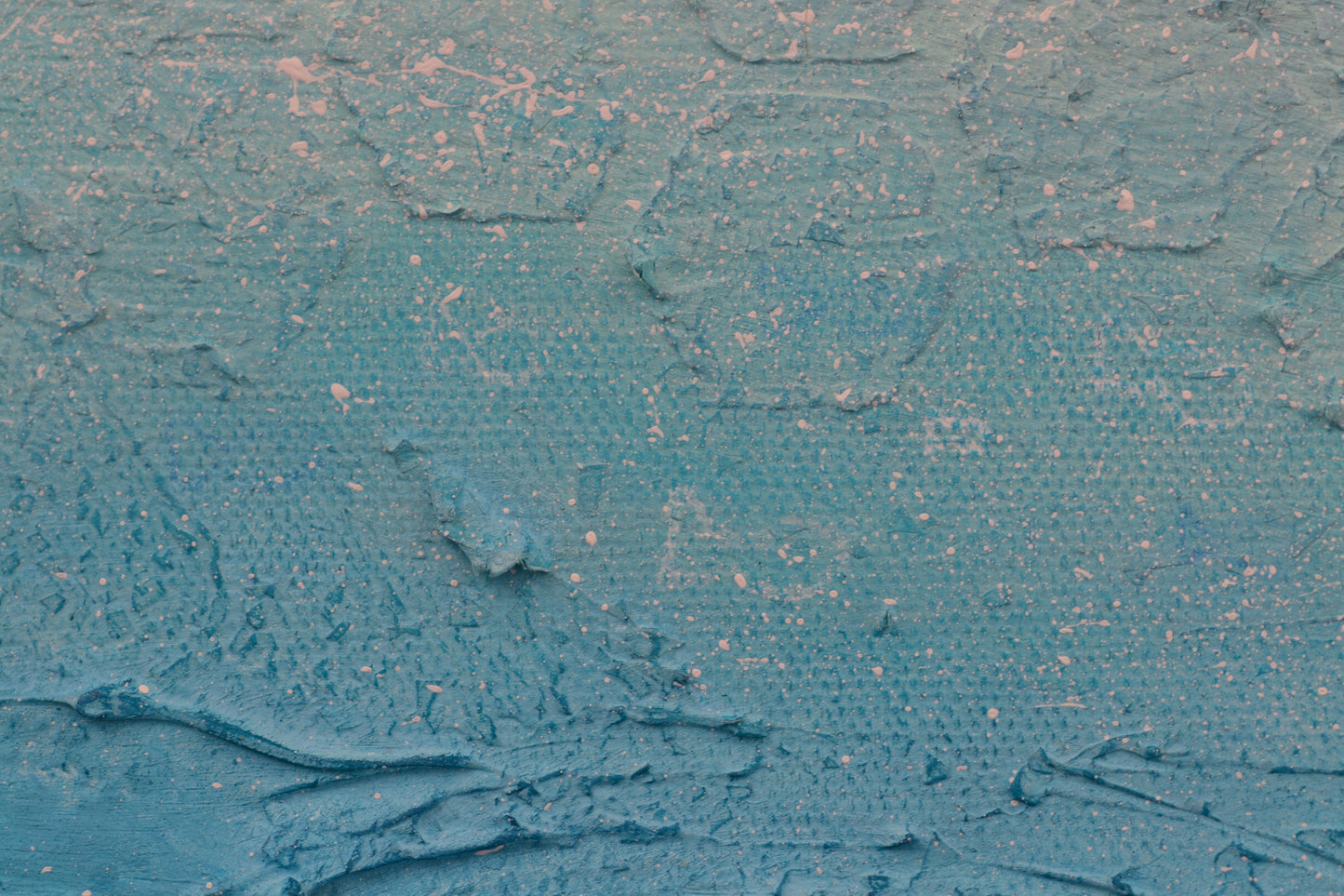 Toile abstraite ''Une lune sous l'eau, vraiment ?!''