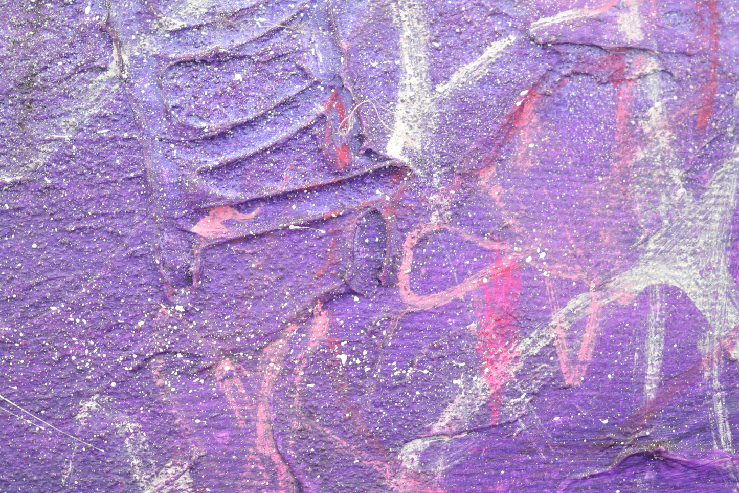Toile abstraite ''Ose la folie!''