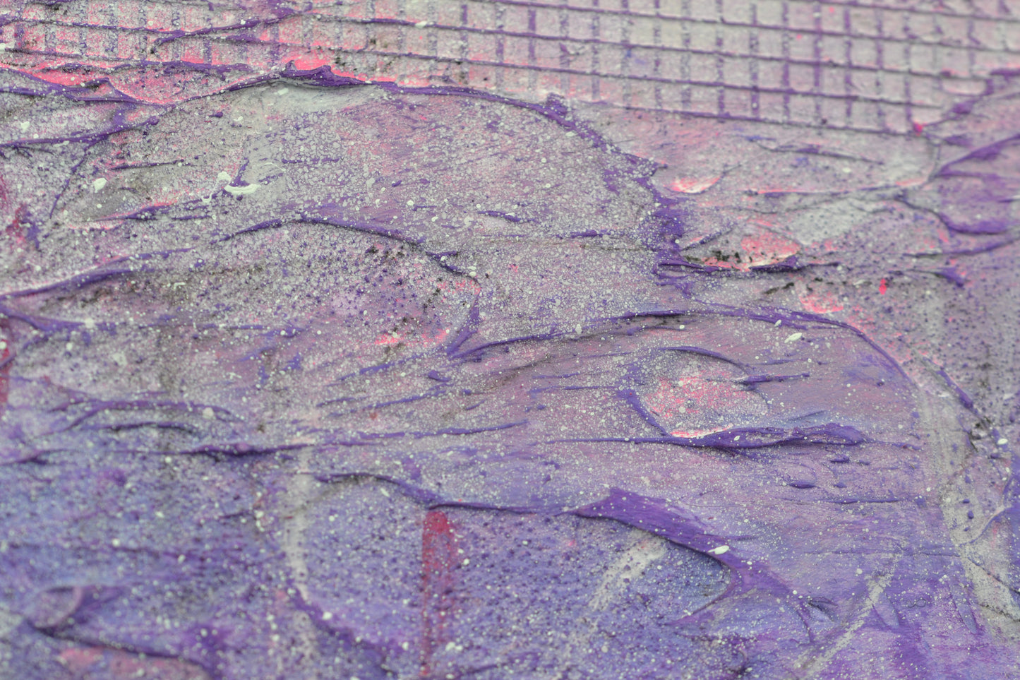Toile abstraite ''Ose la folie!''
