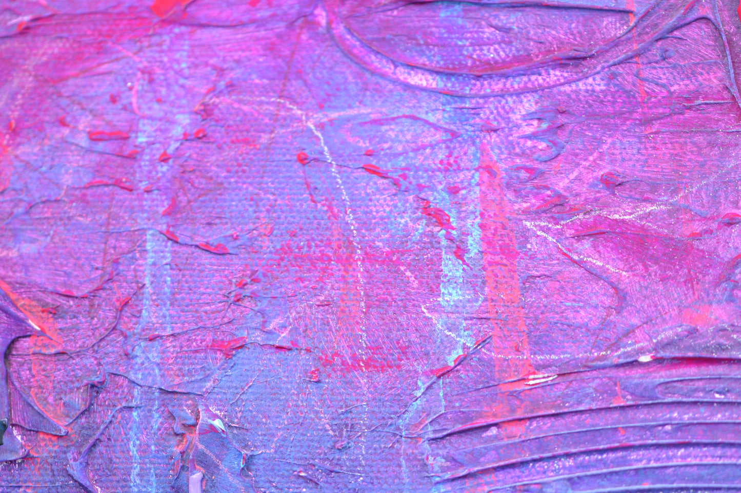 Toile abstraite ''Fais de beaux rêves!''