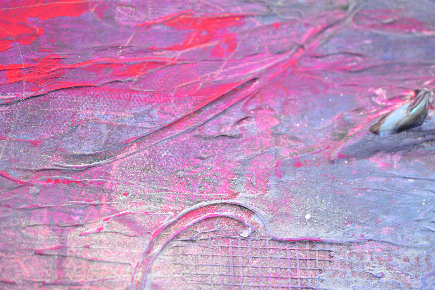 Toile abstraite ''Fais de beaux rêves!''