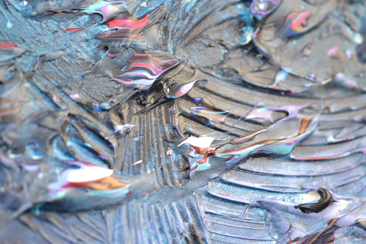 Toile abstraite ''Fais de beaux rêves!''