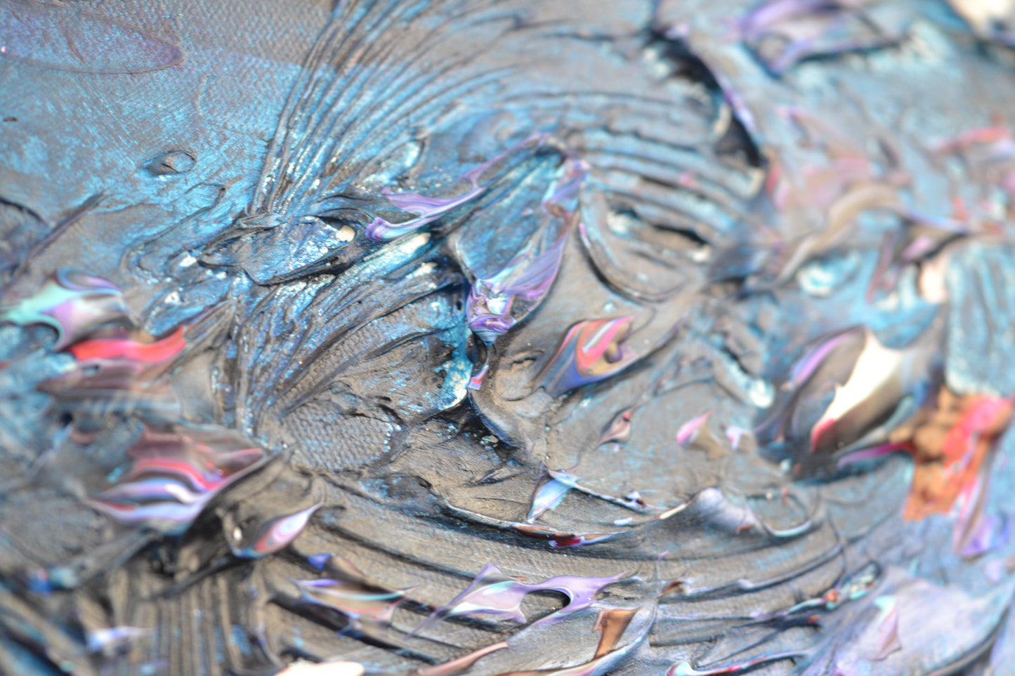 Toile abstraite ''Fais de beaux rêves!''