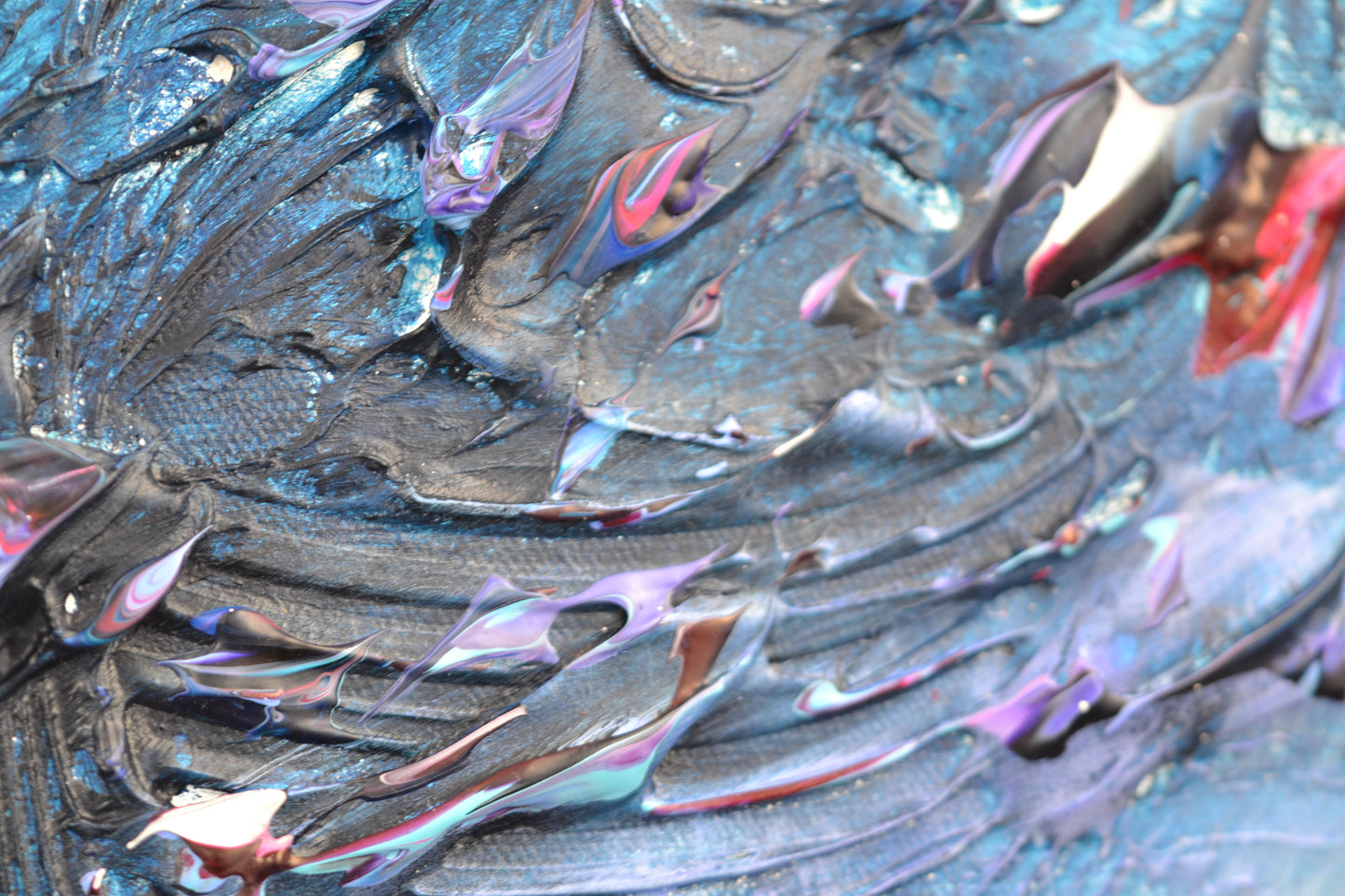 Toile abstraite ''Fais de beaux rêves!''