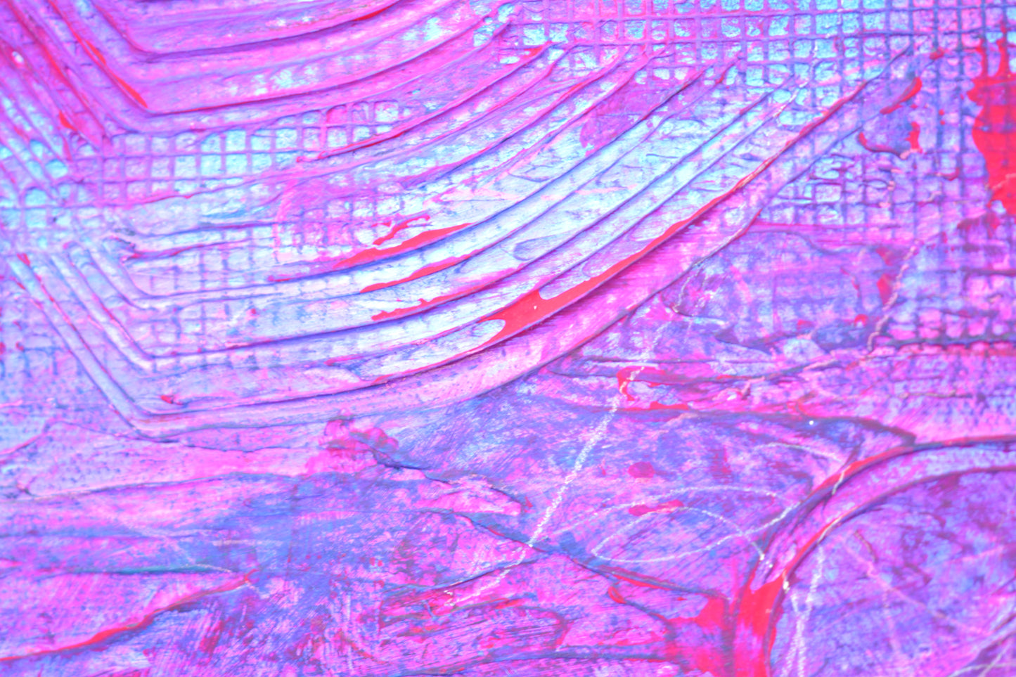 Toile abstraite ''Fais de beaux rêves!''