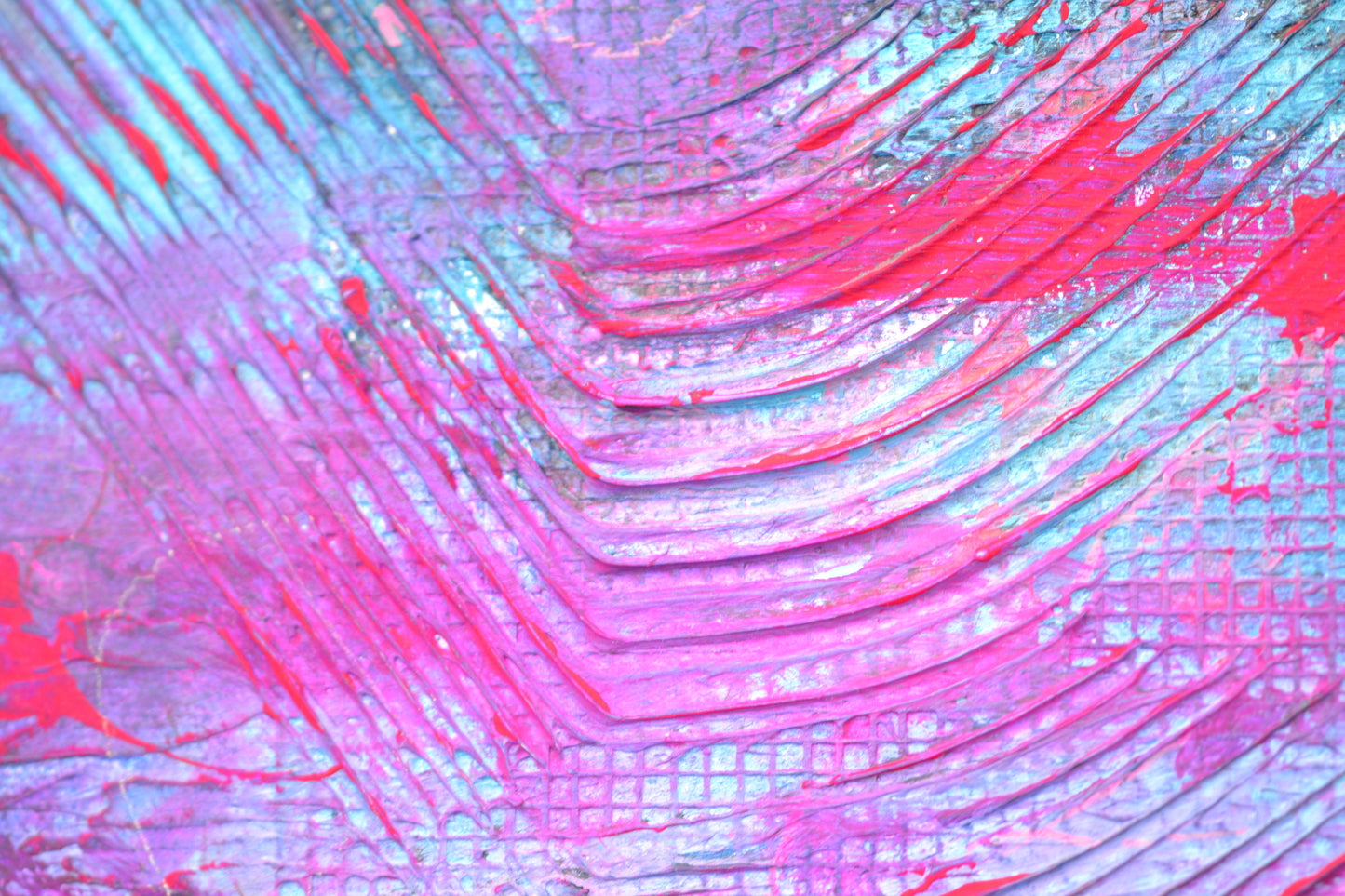 Toile abstraite ''Fais de beaux rêves!''