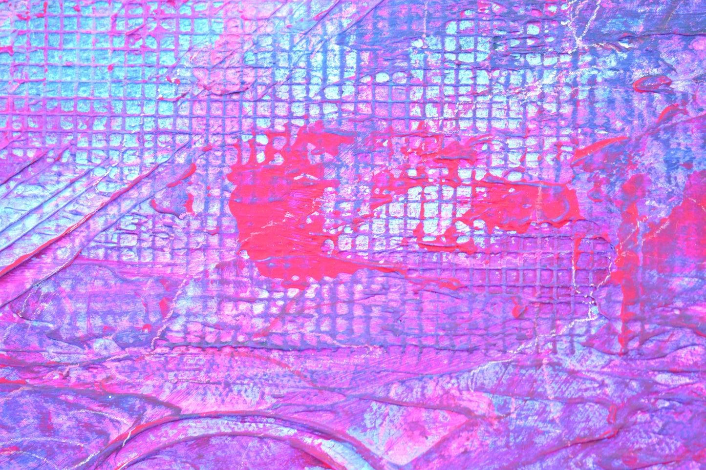 Toile abstraite ''Fais de beaux rêves!''