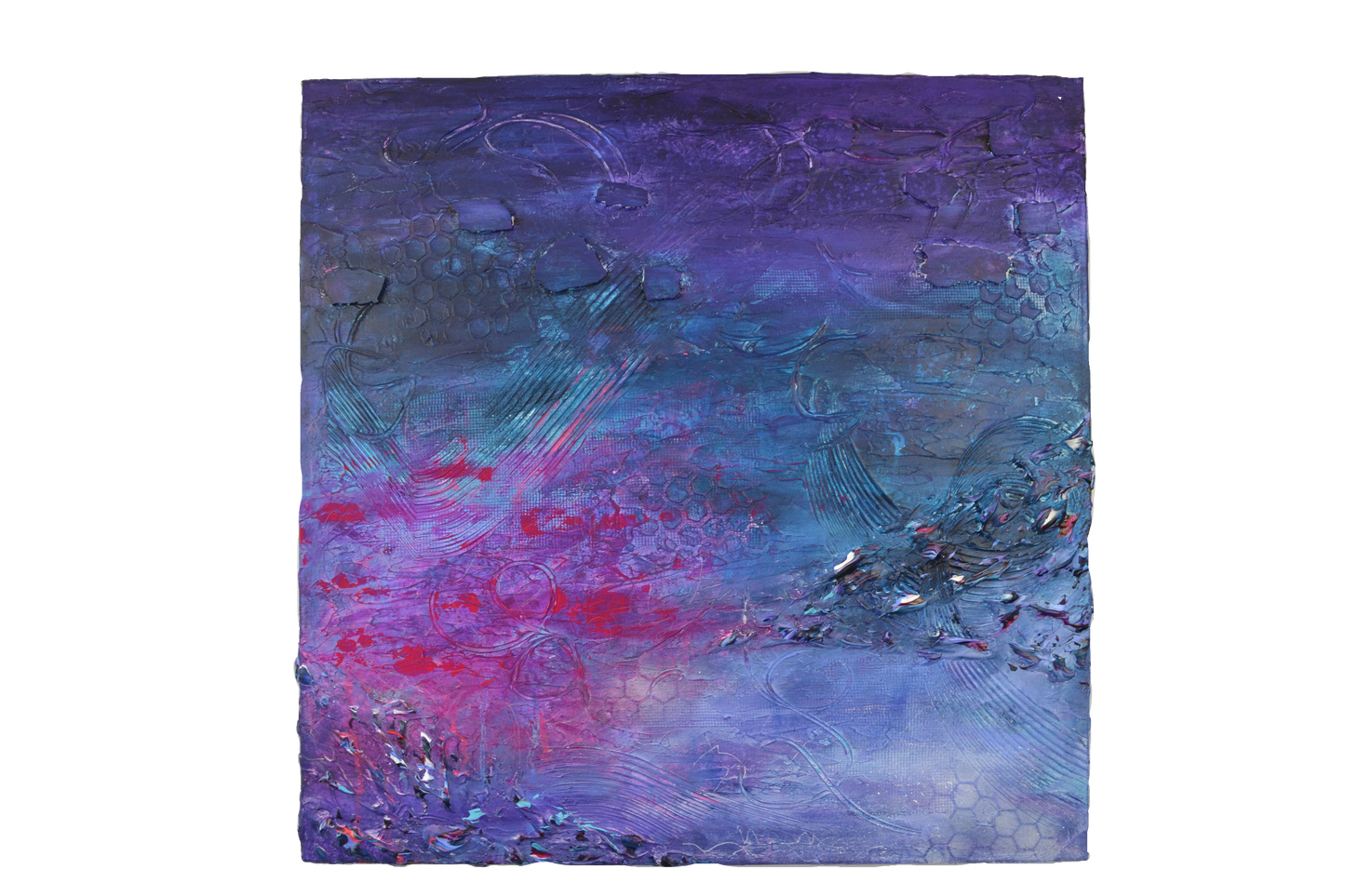 Toile abstraite ''Fais de beaux rêves!''