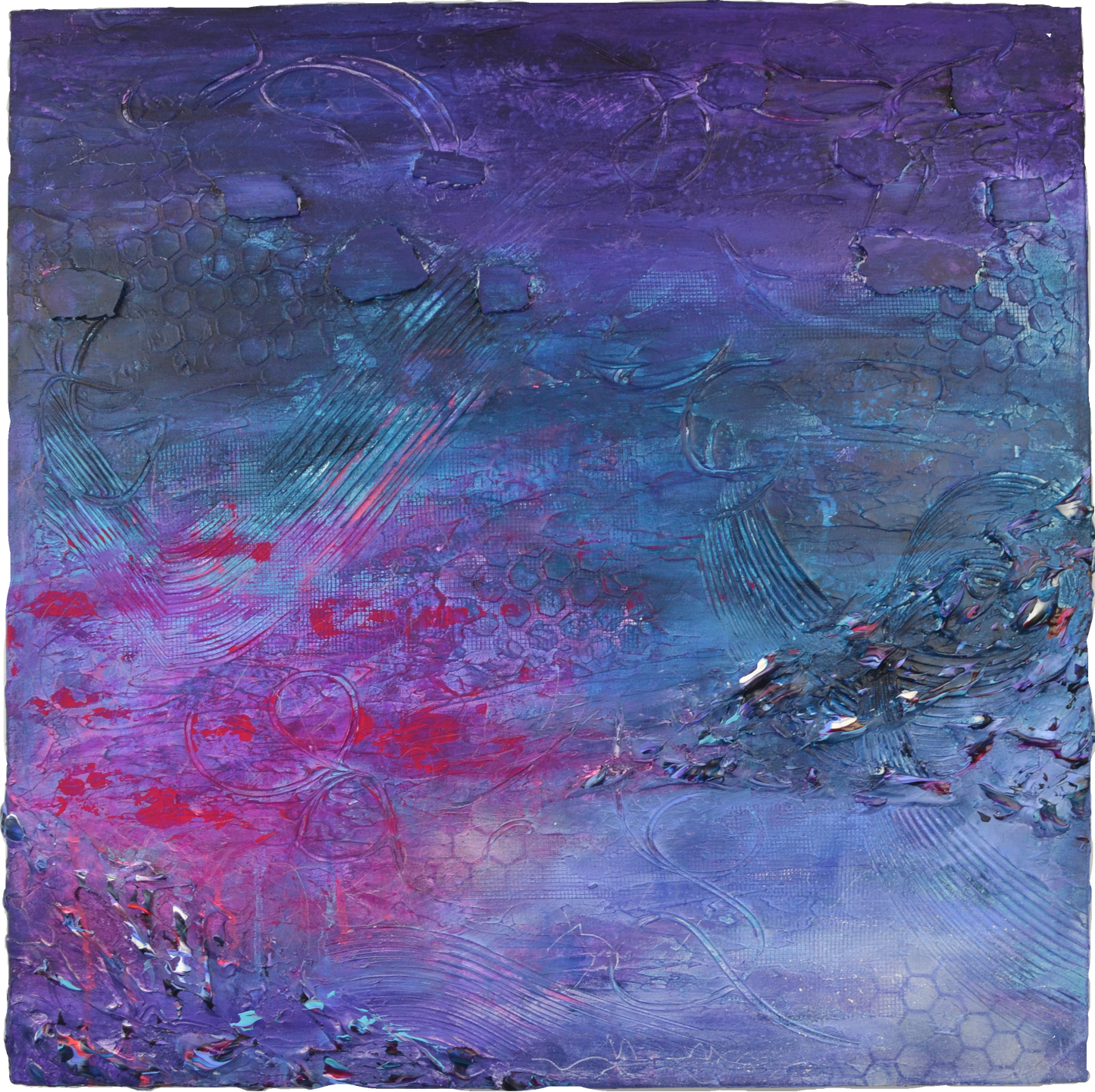 Toile abstraite ''Fais de beaux rêves!''