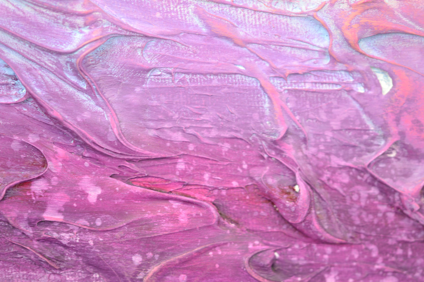 Toile abstraite ''Rose pêche''