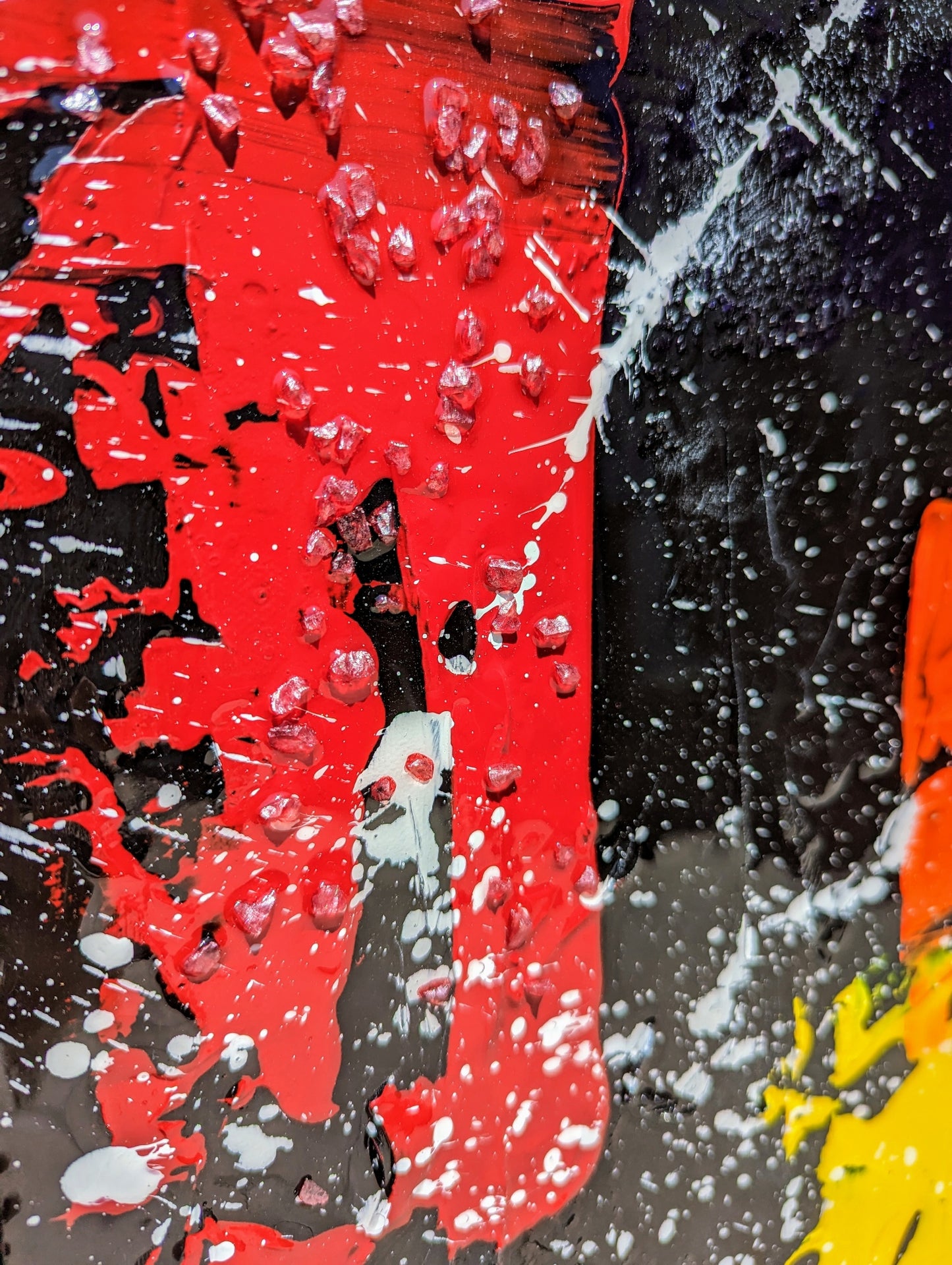 Toile abstraite "Satisfaction"