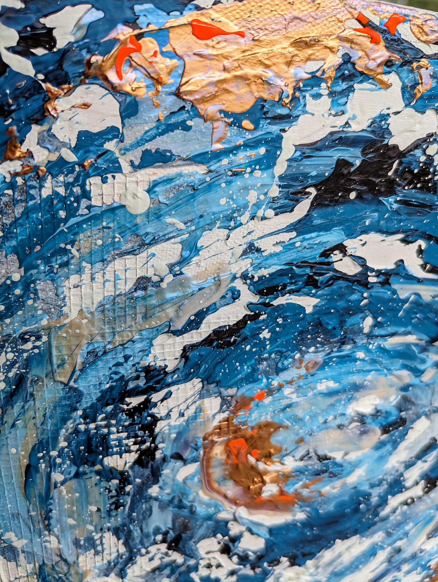 Toile abstraite ''Persévérance''