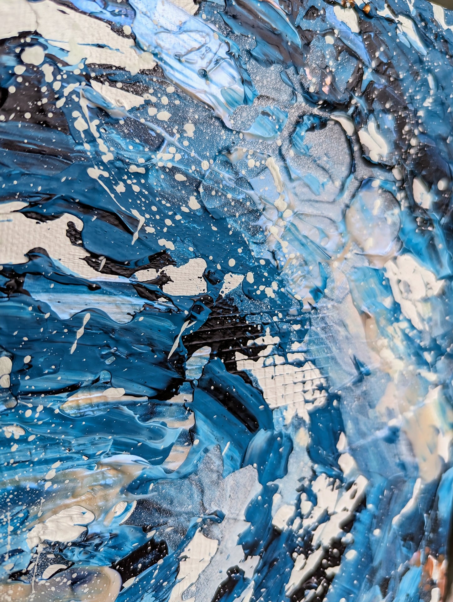 Toile abstraite ''Persévérance''