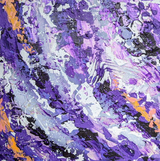 Toile abstraite ''Détermination''