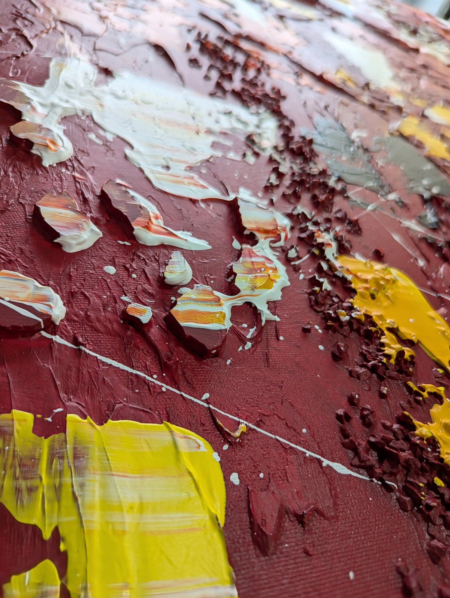 Toile abstraite ''Radius''