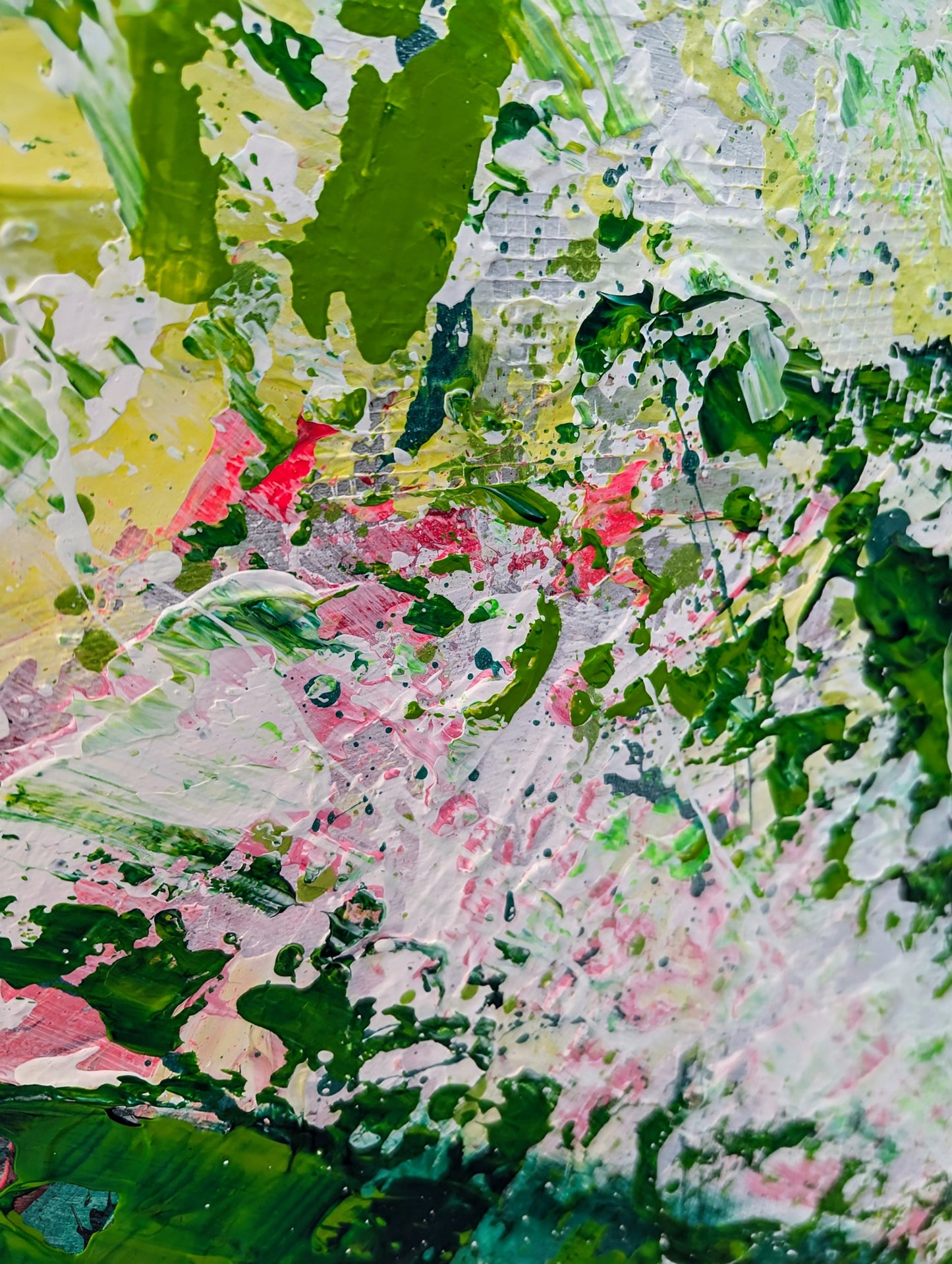 Toile abstraite ''Murmures du vent''