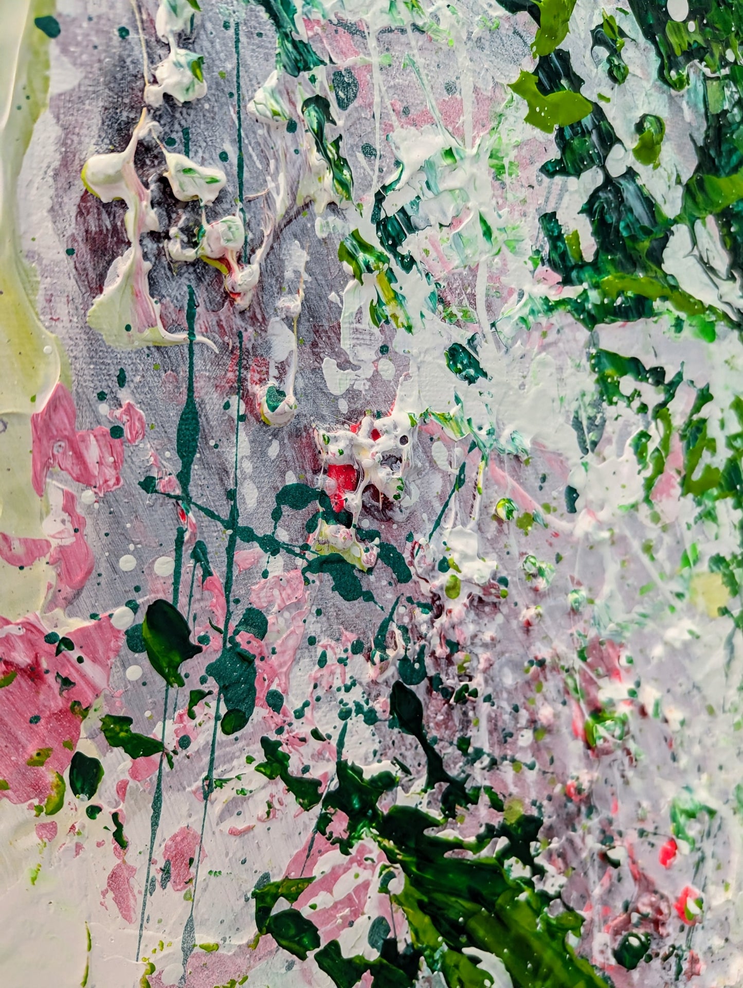 Toile abstraite ''Murmures du vent''