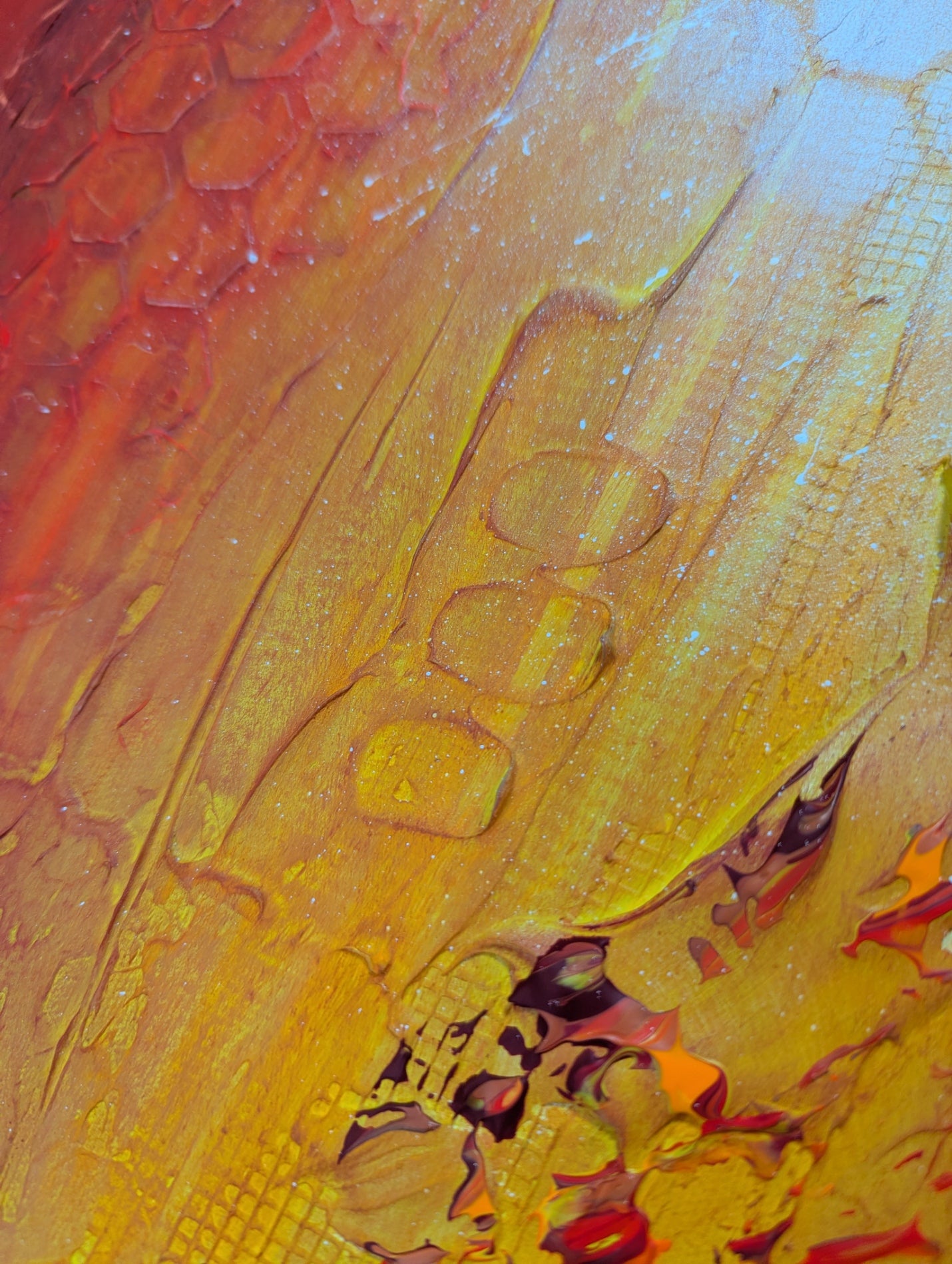 Toile abstraite ''Playa del Soleil''