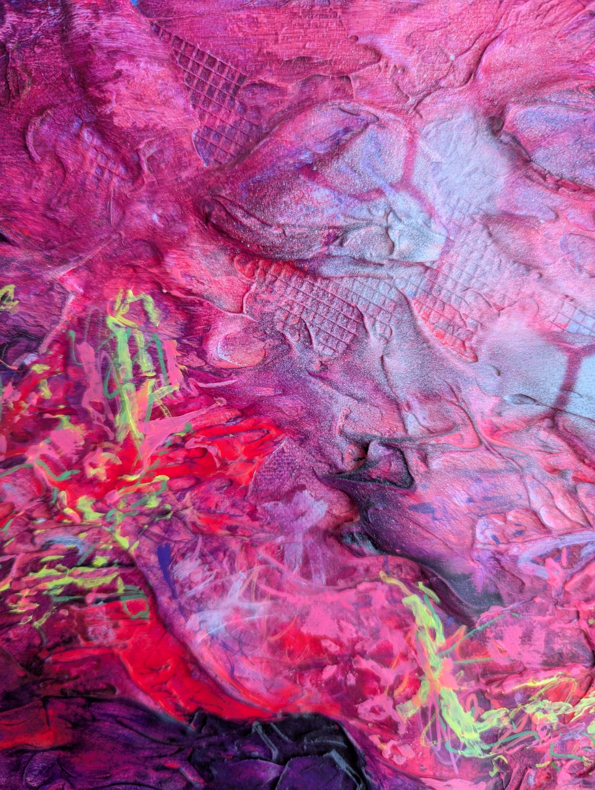Toile abstraite ''Viens on va danser!''