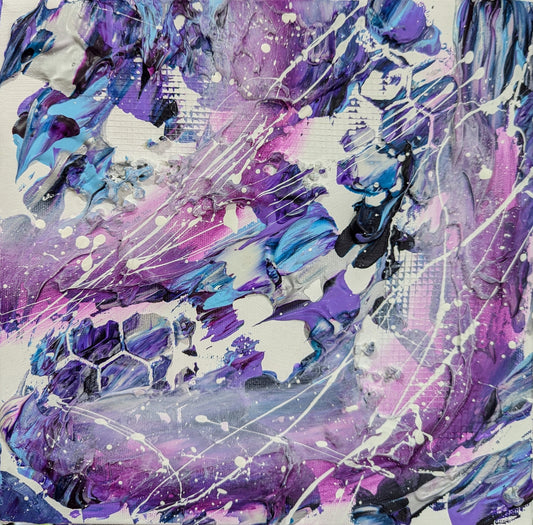 Toile abstraite ''Calme serein''