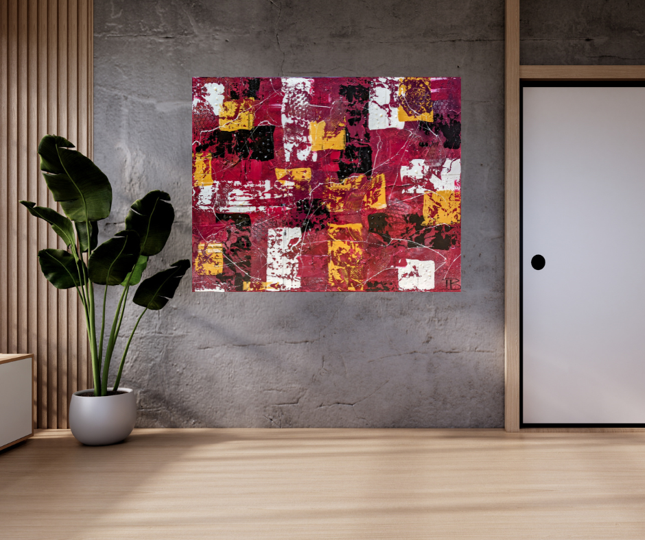 Toile abstraite "Renaissance"
