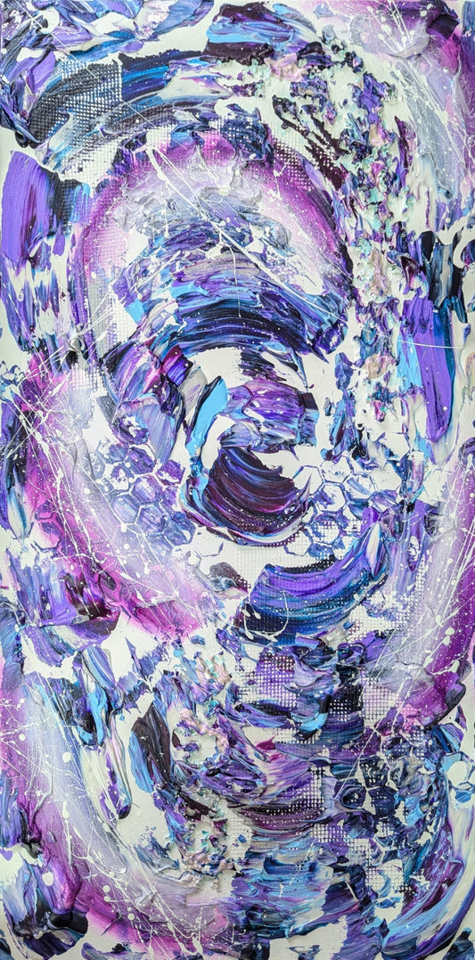 Toile abstraite ''Tranquillité''