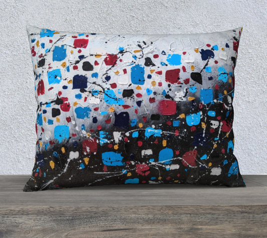 Housse de coussin 26X20 ''Confettis Stellaires''