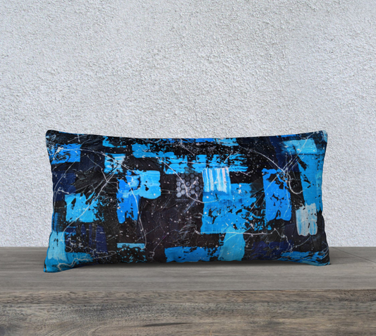 Housse de coussin 24X12 ''Océanique''