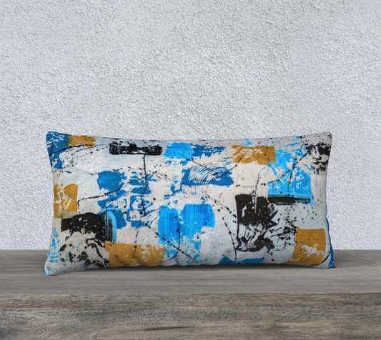 Housse de coussin 24X12 ''Sérénité & Loyauté''